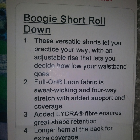 NWT Lululemon Boogie Short Roll Down Size 4 - Picture 4 of 4